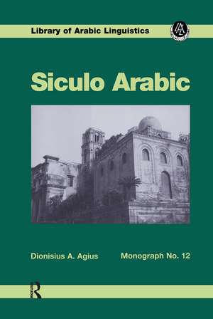 Siculo Arabic de Dionisius A. Agius