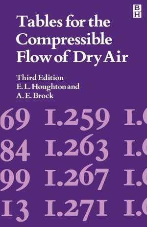 Tables: Compressible Flow of Dry Air de E. Houghton