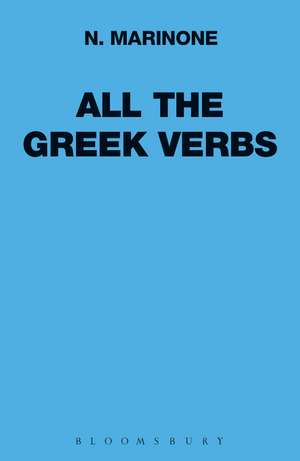 All the Greek Verbs de N. Marinone