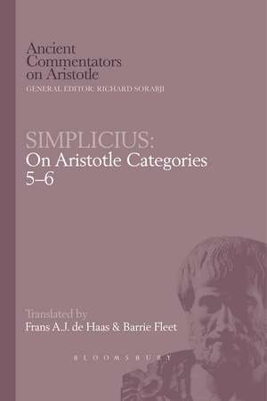 Simplicius: On Aristotle Categories 5-6 de Barrie Fleet