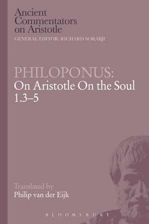 Philoponus: On Aristotle on the Soul 1.3-5 de Philoponus