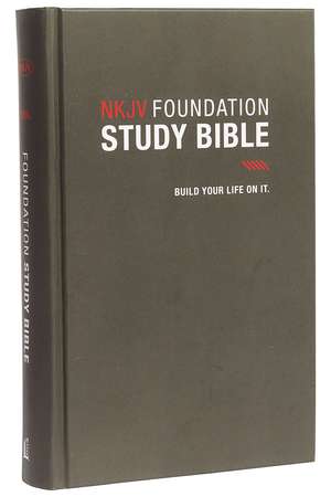 NKJV, Foundation Study Bible, Hardcover, Red Letter: Holy Bible, New King James Version de Thomas Nelson