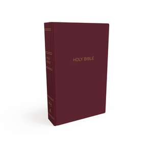 NKJV, Gift and Award Bible, Leather-Look, Burgundy, Red Letter, Comfort Print: Holy Bible, New King James Version de Thomas Nelson