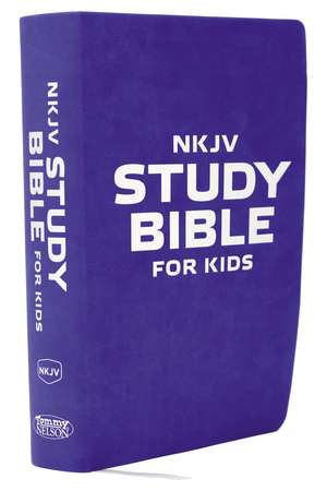 NKJV, Study Bible for Kids, Flexcover: The Premier NKJV Study Bible for Kids de Thomas Nelson