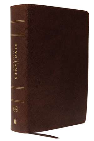 KJV, The King James Study Bible, Bonded Leather, Brown, Thumb Indexed, Red Letter, Full-Color Edition: Holy Bible, King James Version de Thomas Nelson