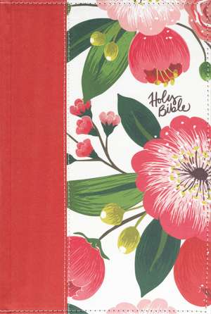 NKJV, The Woman's Study Bible, Cloth over Board, Pink Floral, Red Letter, Full-Color Edition, Thumb Indexed: Receiving God's Truth for Balance, Hope, and Transformation de Dorothy Kelley Patterson