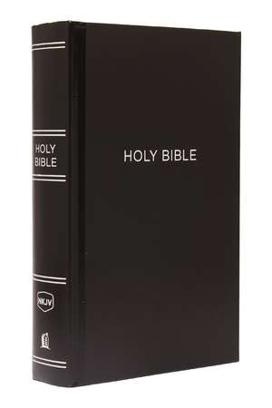 NKJV, Pew Bible, Large Print, Hardcover, Black, Red Letter, Comfort Print: Holy Bible, New King James Version de Thomas Nelson