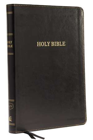 KJV Holy Bible: Large Print Thinline Bible, Black Leathersoft, Red Letter, Comfort Print: King James Version: King James Version de Thomas Nelson