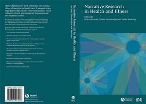 Narrative Research in Health and Illness de B Hurwitz