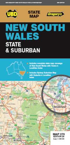 New South Wales State & Suburban 1 : 1 600 000