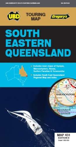 South Eastern Queensland Map 431 9th ed de UBD Gregory's