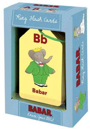 Babar Learn Your ABCs! Ring Flash Cards de Mudpuppy Press