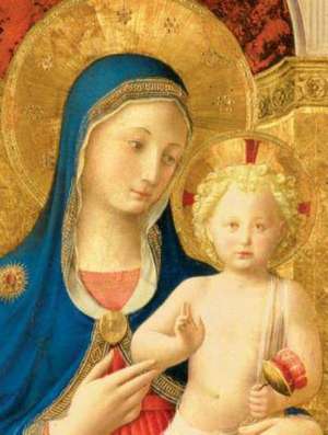 Madonna and Child Perugia Altarpiece Holiday Notecards [With 21 Envelopes] de Galison