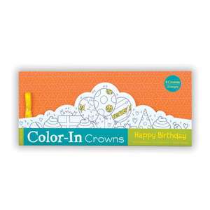 Happy Birthday Color-In Crowns de Mudpuppy