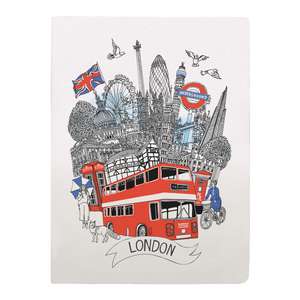 London Handmade Silkscreened Journal de Hennie Haworth