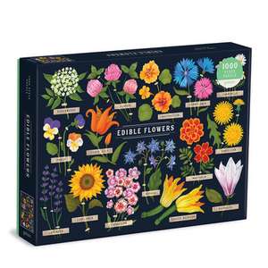 Edible Flowers/ Flori comestibile - Puzzle 1000 piese de GALISON