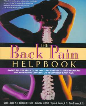 The Back Pain Helpbook de James Moore