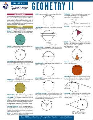 Geometry II de Research & Education Association