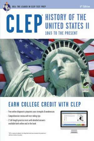 CLEP(R) History of the U.S. II Book + Online de Lynn Elizabeth Marlowe