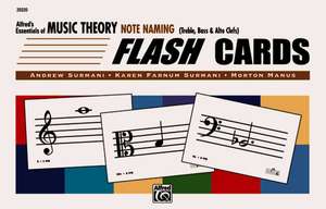 Essentials of Music Theory: Note Naming Flash Cards, Flash Cards de Karen Surmani