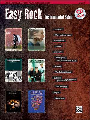 Easy Rock Instrumental Solos for Strings, Level 1 de Bill Galliford