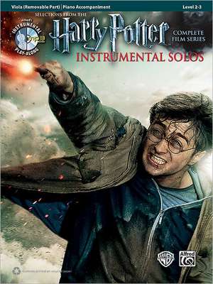 Harry Potter Instrumental Solos for Strings: Viola, Book & CD de Alfred Publishing