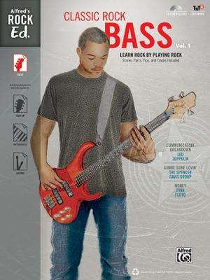 Classic Rock Bass, Volume 1 [With CDROM] de Alfred Publishing