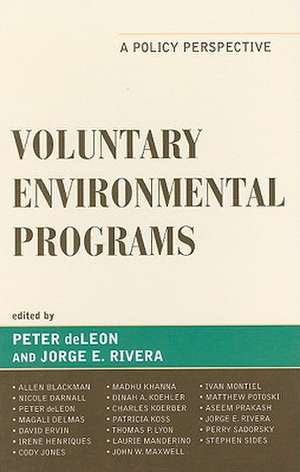 Voluntary Environmental Programs