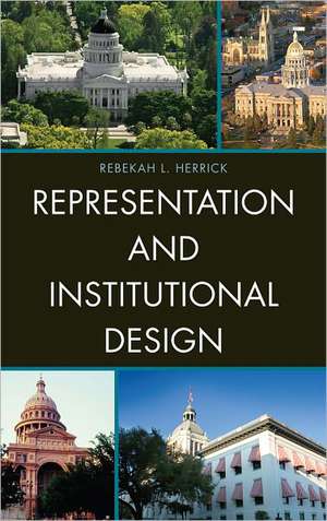 Representation and Institutional Design de Rebekah L. Herrick