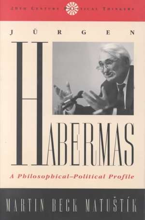 Jurgen Habermas de Martin Beck Matustik