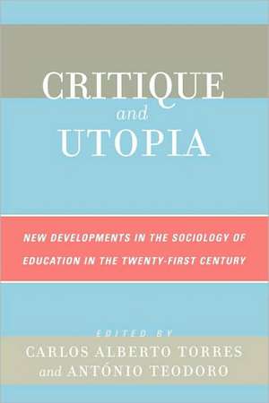 Critique and Utopia