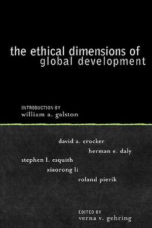 Ethical Dimensions of Global Development