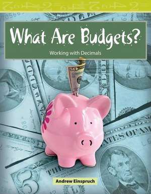 What Are Budgets?: Working with Decimals de Andrew Einspruch