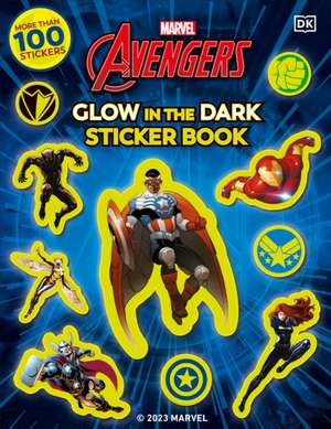 Marvel Avengers Glow in the Dark Sticker Book de Dk