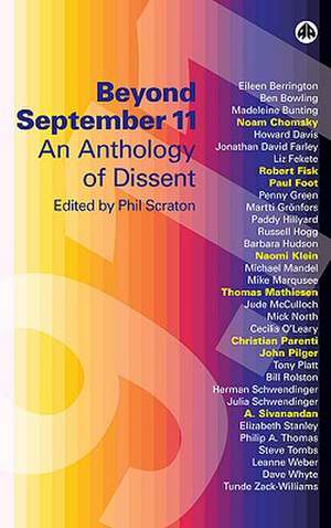 Beyond September 11: An Anthology of Dissent de Phil Scraton