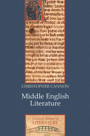 Middle English Literature de Cannon