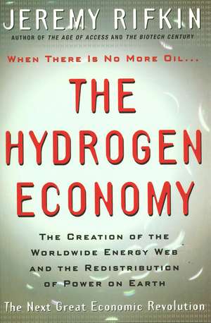 Hydrogen Economy – The Creation of the Worldwide Energy Web and the Redistribution of Power on Earth de J Rifkin