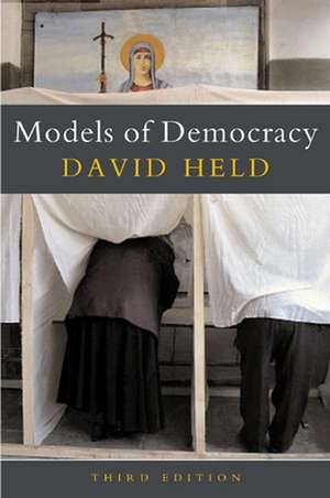 Models of Democracy 3e de D Held