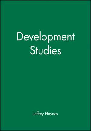 Development Studies de Haynes