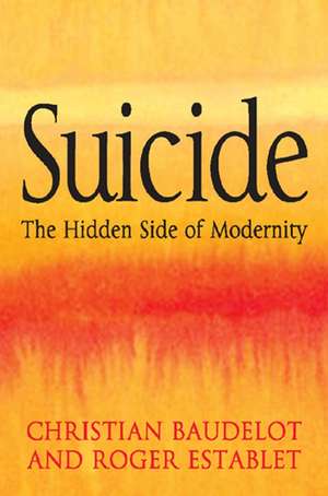 Suicide de C Baudelot