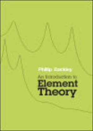 Backley, P: Introduction to Element Theory