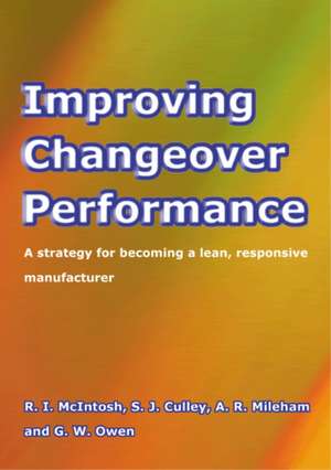 Improving Changeover Performance de S. Culley