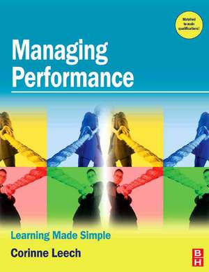 Managing Performance de Corinne Leech