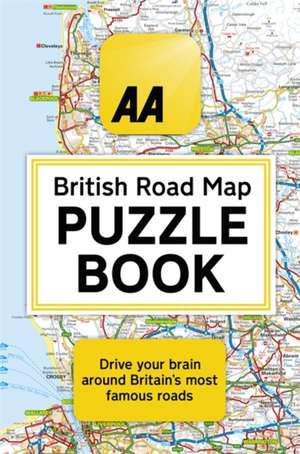 The AA British Road Map Puzzle Book de Helen Brocklehurst