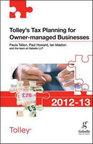 TOLLEYS TAX PLANNING OWNER MANAGED BUSIN de PAULA ET AL TALLON