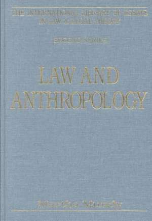 Law and Anthropology de Martha Mundy