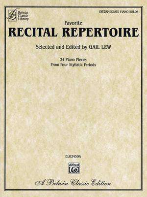 Favorite Recital Repertoire de Gail Lew