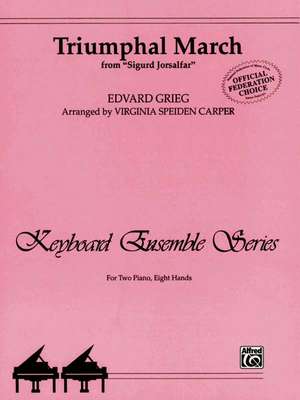 Triumphal March: Sheet de Edvard Grieg