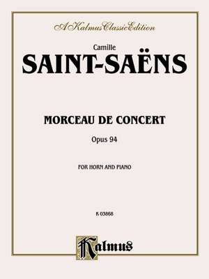 Morceau de Concert, Op. 94: Part(s) de Camille Saint-Saens