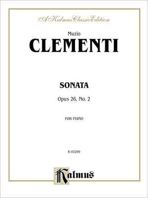 Sonata, Op. 26/2 de Muzio Clementi